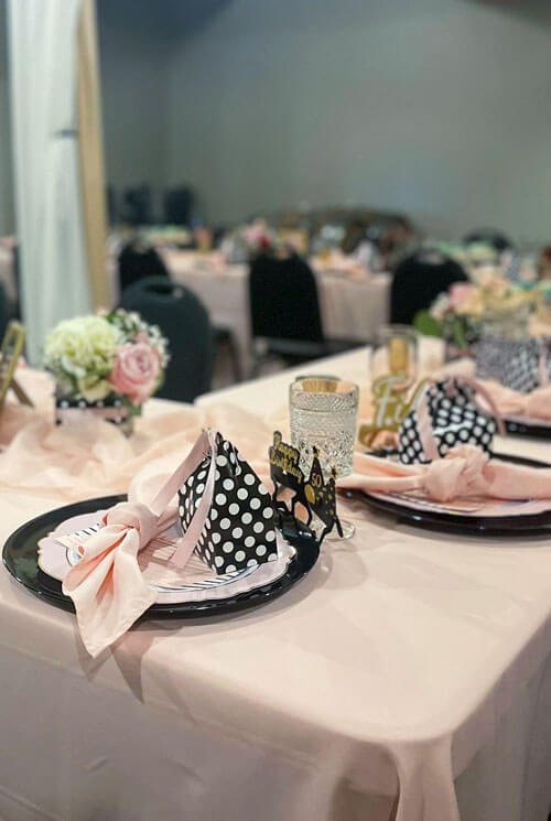 Rolling Forks Vineyards Table Decoration