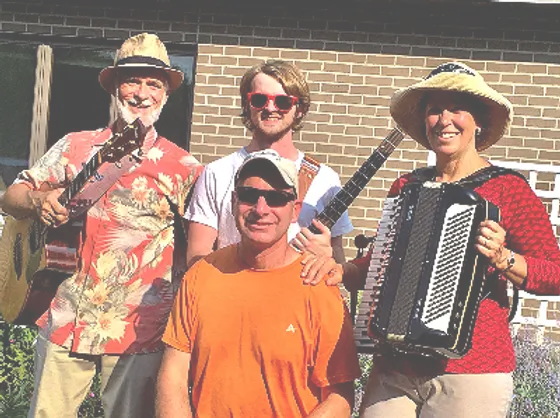 The Hotdish Quartet performing at Rolling Forks Vineyards