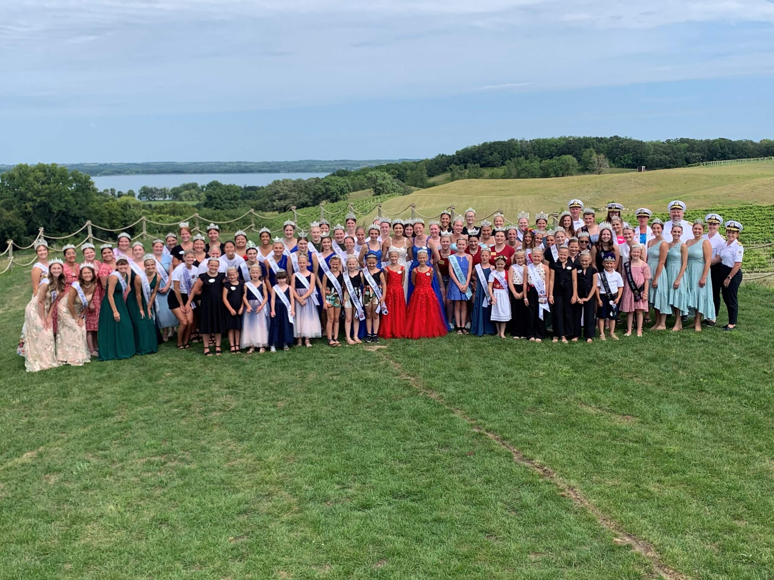 Brunch for the Waterama Royalty and visiting Royalty, Rolling Forks Vineyards, Glenwood, Minnesota, Drink Local