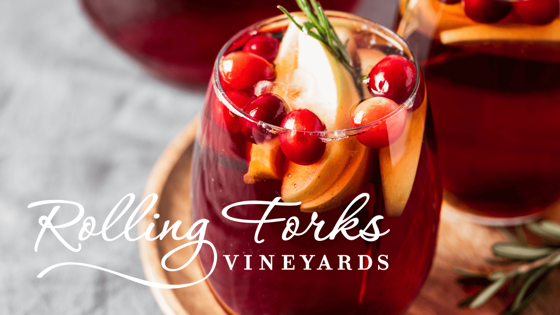 Sangria at Rolling Forks Vineyards, Glenwood, Minnesota, Winery