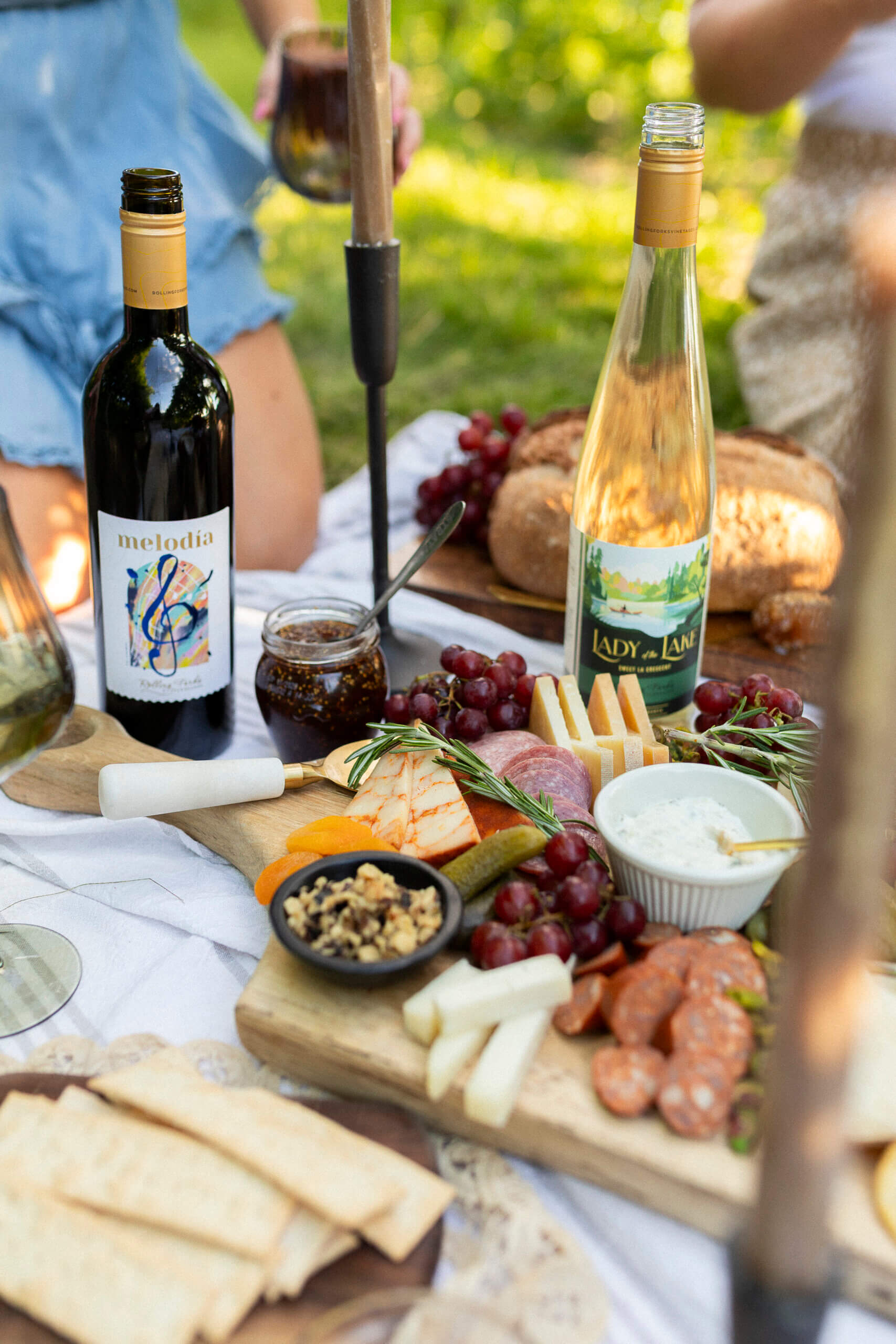 Winery Picnic at Rolling Forks Vineyards, Glenwood, Minnesota