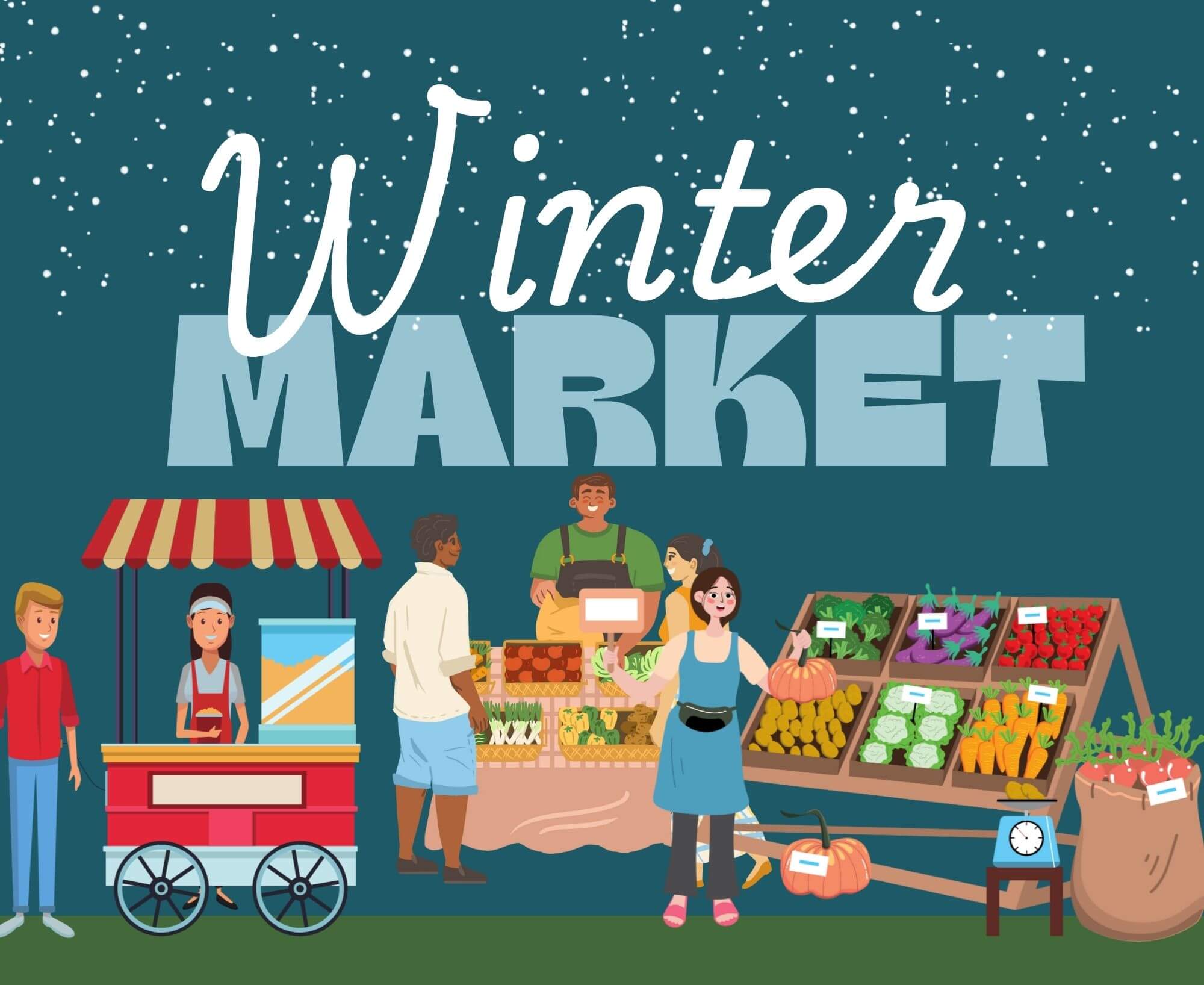 Winter Farmers Market, Indoor Market, Rolling Forks Vineyards, Glenwood, Minnesota