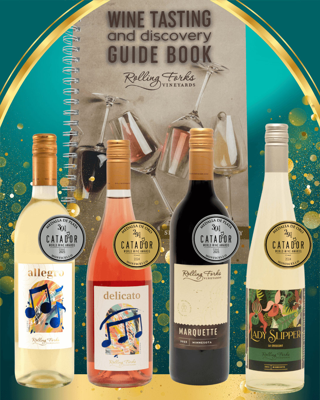 2025 Catad’Or World Wine Awards, Rolling Forks VIneyards, Glenwood, Minnesota