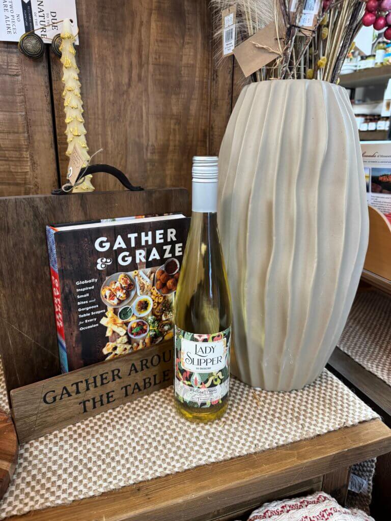 Lady Slipper, Minnesota White Wine, La Crescent, Rolling Forks Vineyards, Glenwood, Minnesota