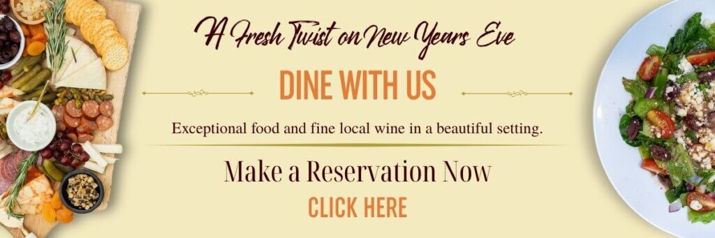 New Years Eve Dinner Reservation at Rolling Forks Vineyards, GLenwood, MN