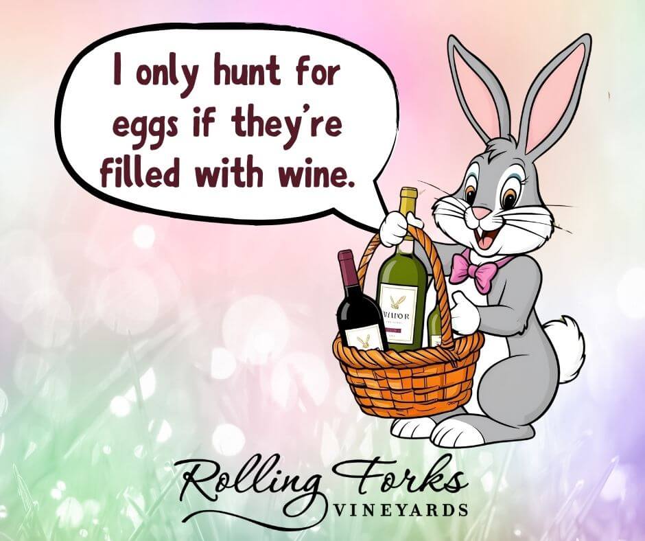Adult-Only Easter Egg Hunt in Glenwood, Minnesota at Rolling FOrks Vineyards Winery