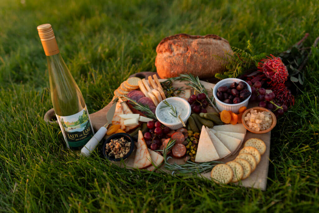 Incredible culinary delights for a Harvest Dinner at Rolling Forks Vineyards, Glenwood Minnesota