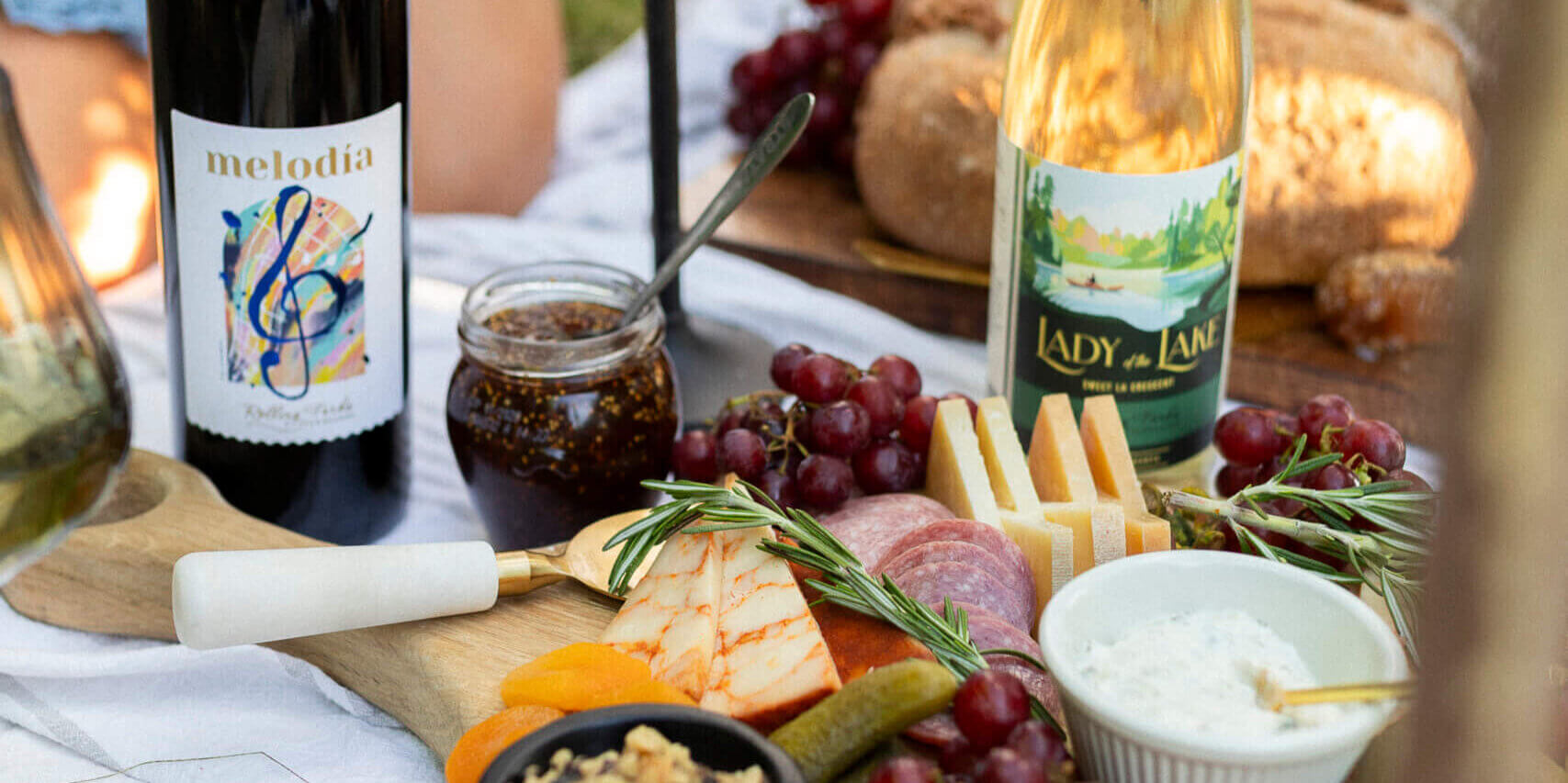 Winery Picnic at Rolling Forks Vineyards, Glenwood, Minnesota
