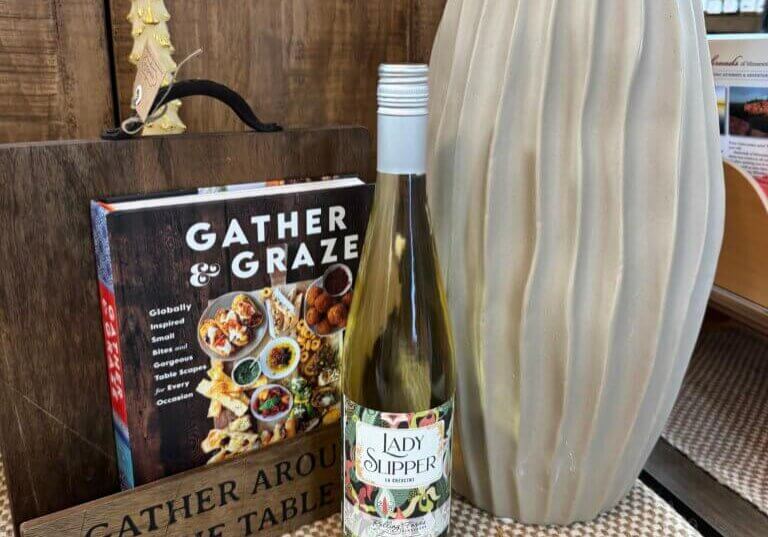 Lady Slipper, Minnesota White Wine, La Crescent, Rolling Forks Vineyards, Glenwood, Minnesota