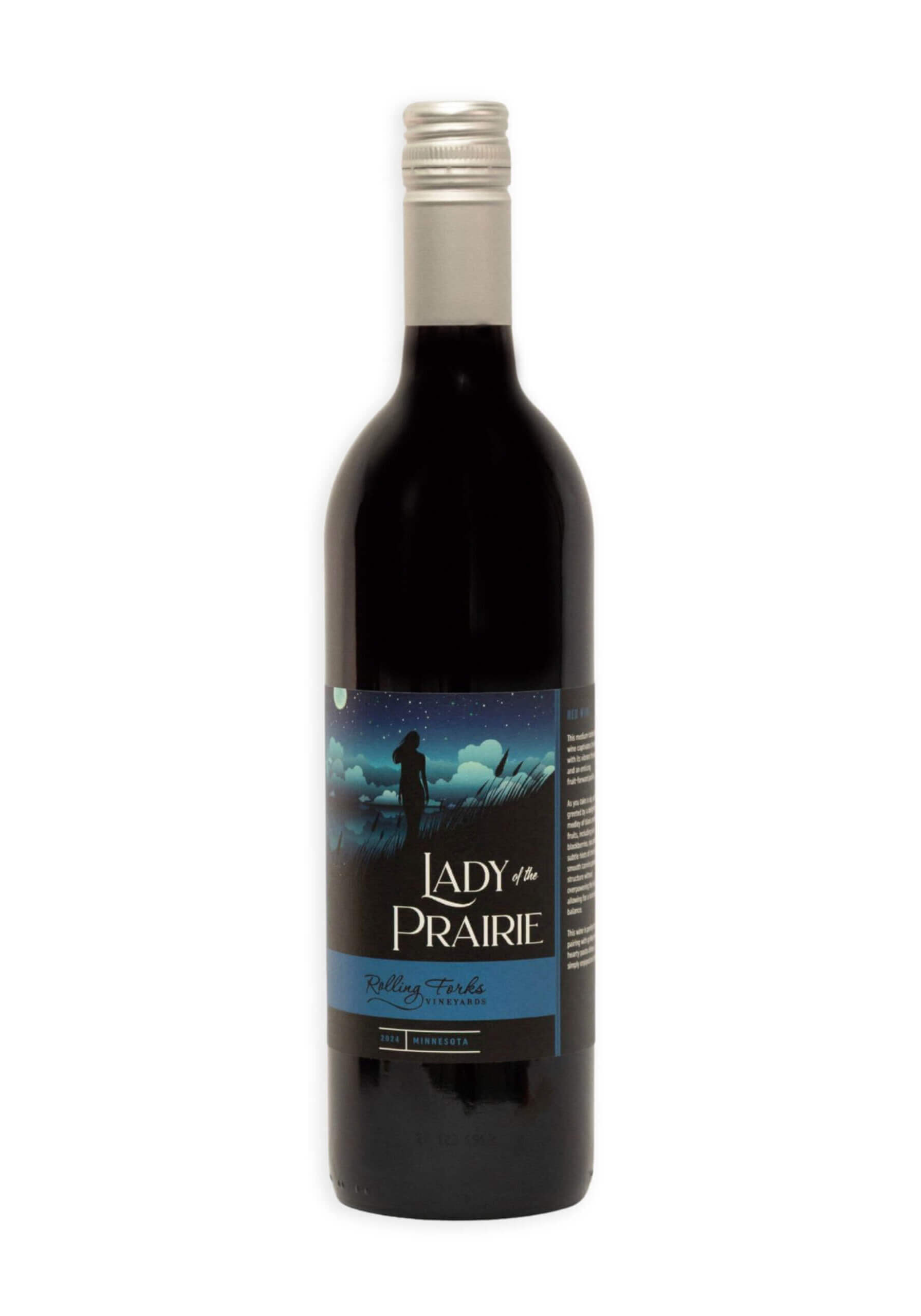 Lady of the Prairie, Red Wine, Rolling Forks Vineyards, Glenwood, Minnesota